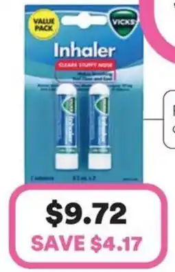 Priceline VICKS Inhaler offer