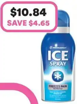 Priceline Ice spray offer