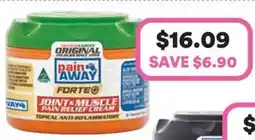 Priceline Pain away joint & muscle pain relief cream offer