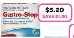 Priceline Gastro-Stop Effective Diarrhoea Relief offer