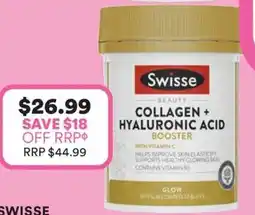 Priceline Swisse collagen + hyaluronic acid offer