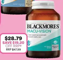 Priceline Blackmores macu-vision® offer