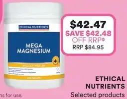 Priceline Ethical nutrients mega magnesium offer