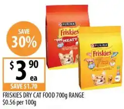 Supabarn Friskies dry cat food offer