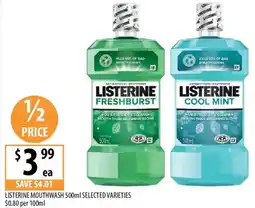 Supabarn Listerine mouthwash offer