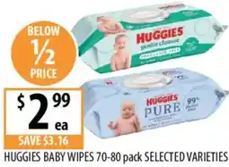 Supabarn Huggies baby wipes offer