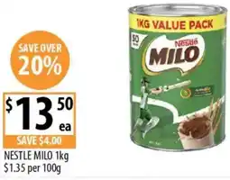 Supabarn Nestle milo offer