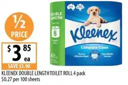 Supabarn Kleenex double length toilet roll offer