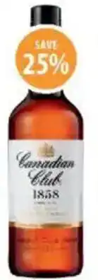 Supabarn Canadian club original 37% blended whisky offer