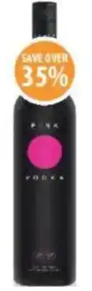 Supabarn pink dot vodka offer