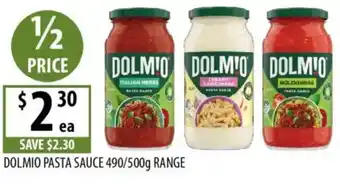Supabarn Dolmio pasta sauce offer