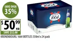 Supabarn Kronenbourg 1664 bottles offer