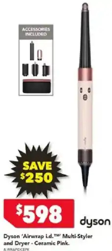 Harvey Norman Dyson 'Airwrap i.d.™ Multi-Styler and Dryer offer
