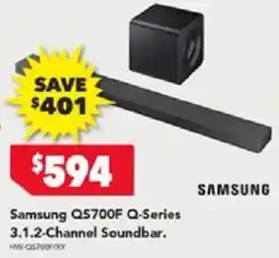 Harvey Norman Samsung QS700F Q-Series 3.1.2-Channel Soundbar offer
