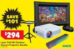 Harvey Norman Laser Full HD Outdoor Cinema Projector Bundle offer