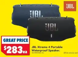 Harvey Norman JBL Xtreme 4 Portable Waterproof Speaker offer