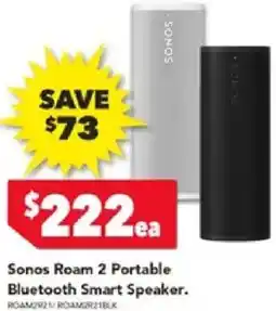 Harvey Norman Sonos Roam 2 Portable Bluetooth Smart Speaker offer