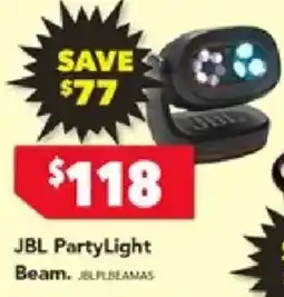 Harvey Norman JBL PartyLight Beam offer