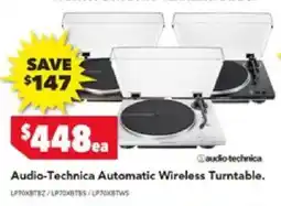 Harvey Norman Audio-Technica Automatic Wireless Turntable offer