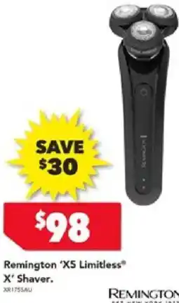 Harvey Norman Remington 'X5 Limitless®X Shaver offer