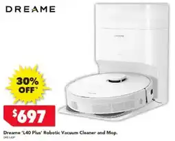 Harvey Norman Dreame 'L40 Plus' Robotic Vacuum Cleaner and Mop offer