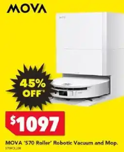 Harvey Norman MOVA '570 Roller' Robotic Vacuum and Mop offer