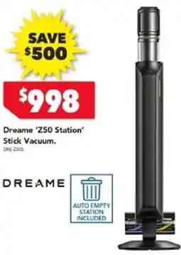 Harvey Norman Dreame '250 Station' Stick Vacuum offer