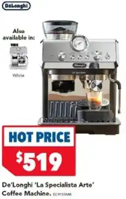 Harvey Norman De'Longhi 'La Specialista Arte' Coffee Machine offer
