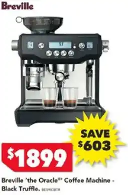 Harvey Norman Breville 'the Oracle®* Coffee Machine offer