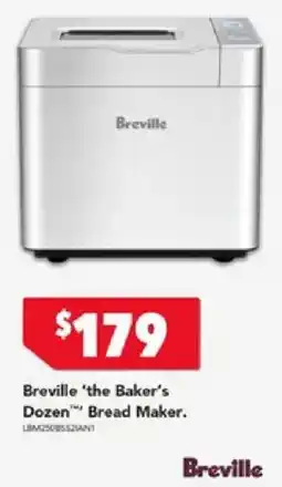 Harvey Norman Breville 'the Baker's Dozen Bread Maker offer