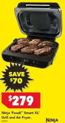 Harvey Norman Ninja 'Foodi™ Smart XL' Grill and Air Fryer offer