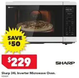 Harvey Norman Sharp 34L Inverter Microwave Oven offer