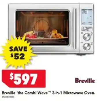 Harvey Norman Breville 'the Combi Wave 3-in-1 Microwave Oven offer