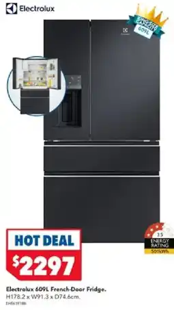 Harvey Norman Electrolux 609L French-Door Fridge offer