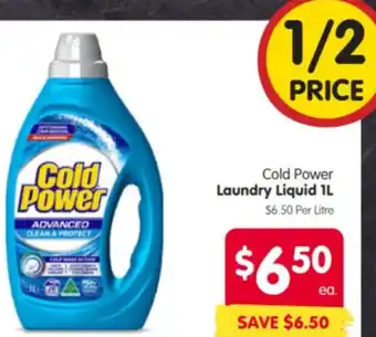 Cold Power Laundry Liquid