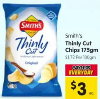 Spar Smith's Thinly Cut Chips offer