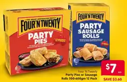 Spar Party Pies or Sausage Rolls offer