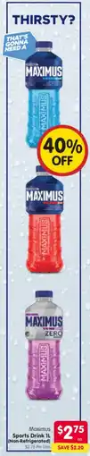 Spar Maximus Drink Sports offer