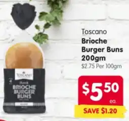 Spar Toscano Brioche Burger Buns offer