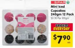 Spar Mini Iced Cupcakes offer