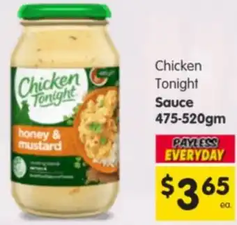 Spar Chicken Tonight Sauce offer