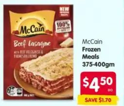 Spar McCain Frozen Meals offer