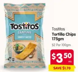 Spar Tostitos Tortilla Chips offer
