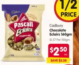 Spar Cadbury Chocolate Eclairs offer