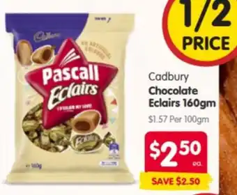 Cadbury Chocolate Eclairs