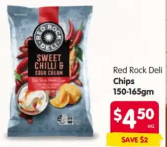 Spar Red Rock Deli Chips offer