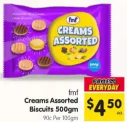 Spar fmf Creams Assorted Biscuits offer