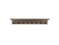 LivingStyles Halifax Mahogany Timber Coat Rack, 130cm, Washed Brown offer