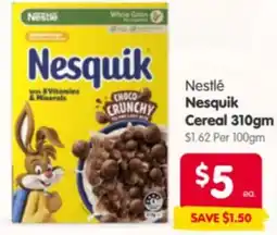 Spar Nestlé Nesquik Cereal offer