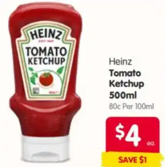 Spar Heinz Tomato Ketchup offer
